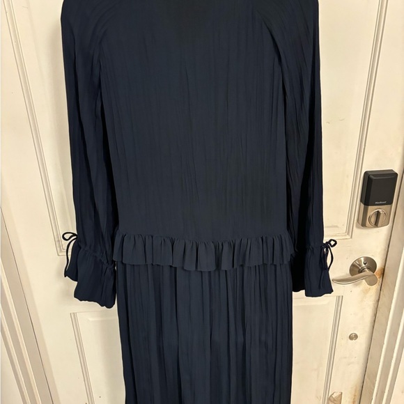 Mossimo Dutti‎ Navy V Neck Maxi Gown New No Tags Sz S - Picture 5 of 10